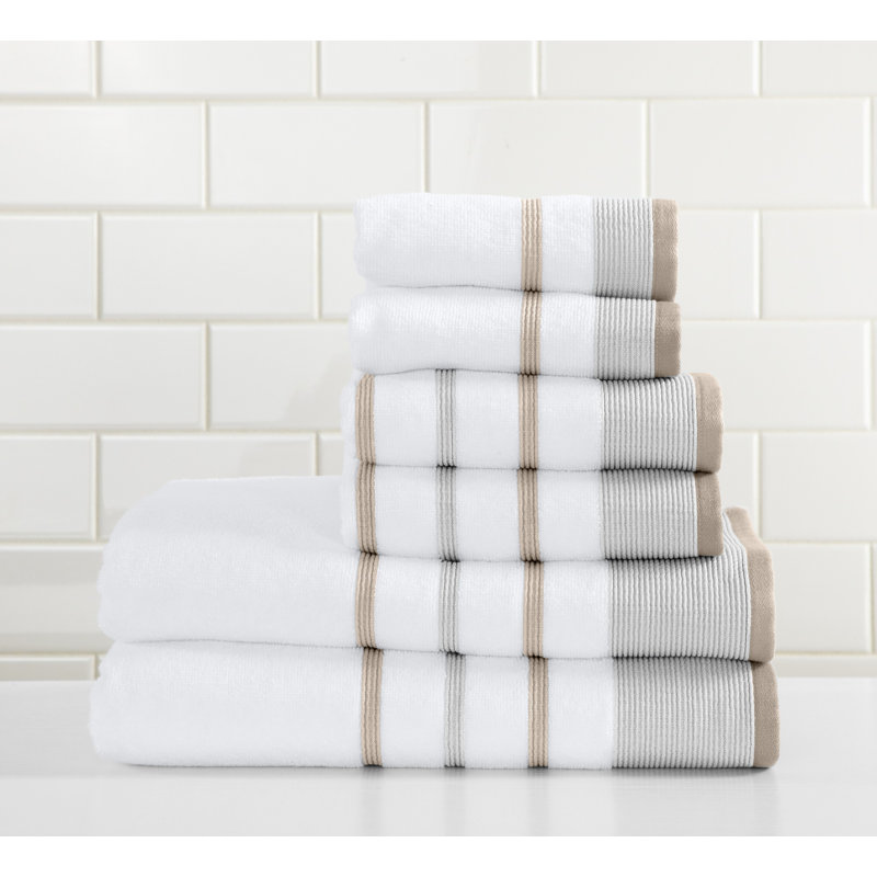 Laurel Foundry Modern Farmhouse Jess 6 Piece Turkish Cotton Towel Set